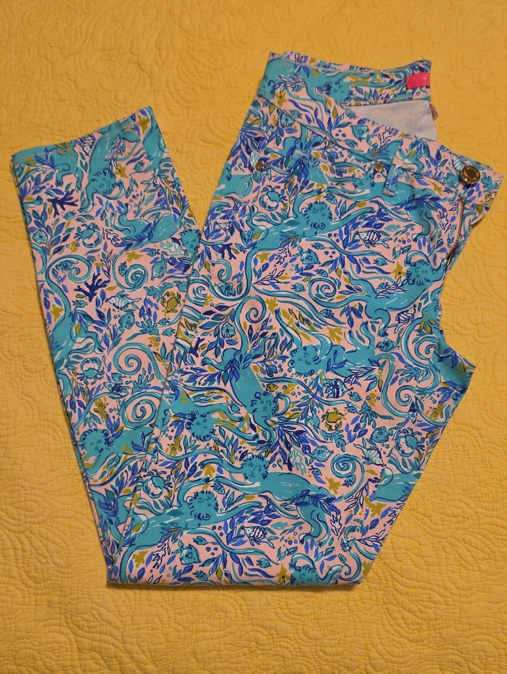 Lilly Pulitzer South Ocean Skinny Crop